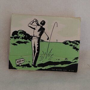 Vintage Matchbook Golf Tee Holder Tamaroff Buick - Opel Inc (3 packs)